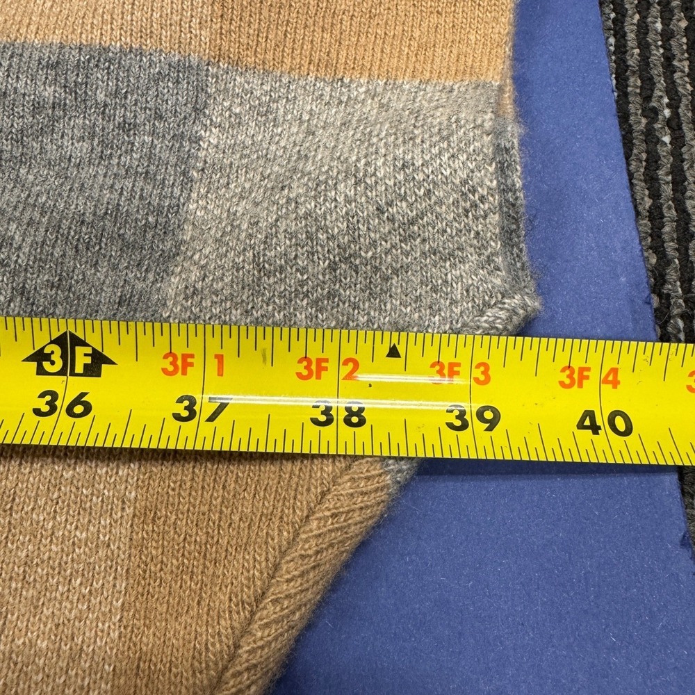 Note di Anita Italy Poncho Sweater Merino‎ Wool Cashmere Plaid OSFA NWT - Picture 7 of 9